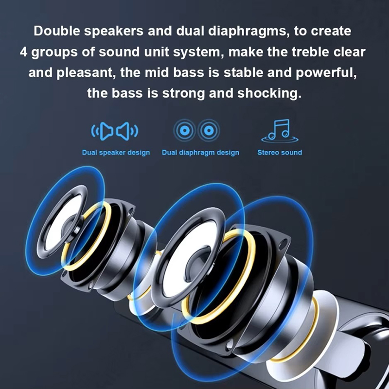 Compact USB powered audio speaker for PC