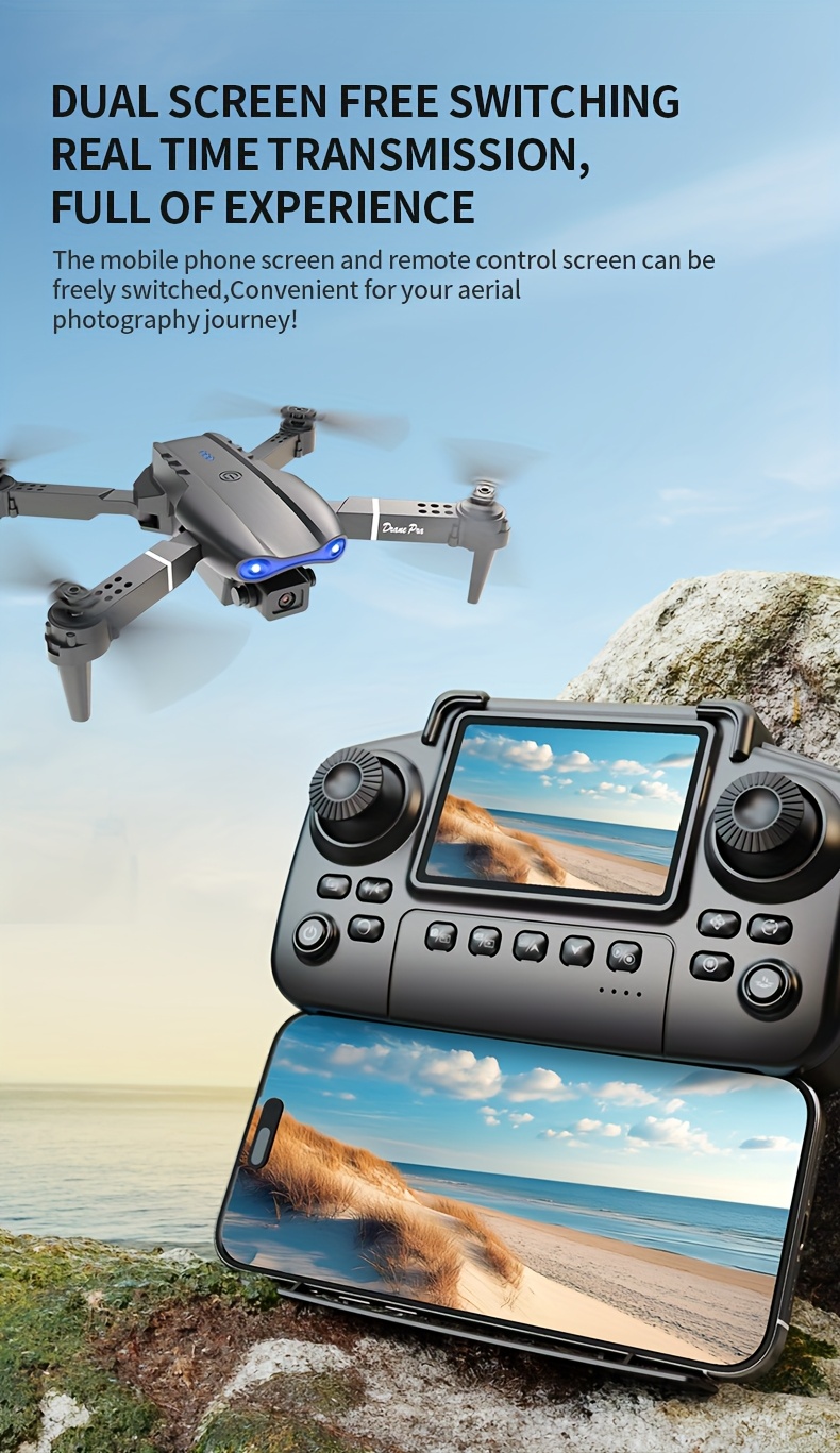 E99 PRO MAX drone with dual HD cameras