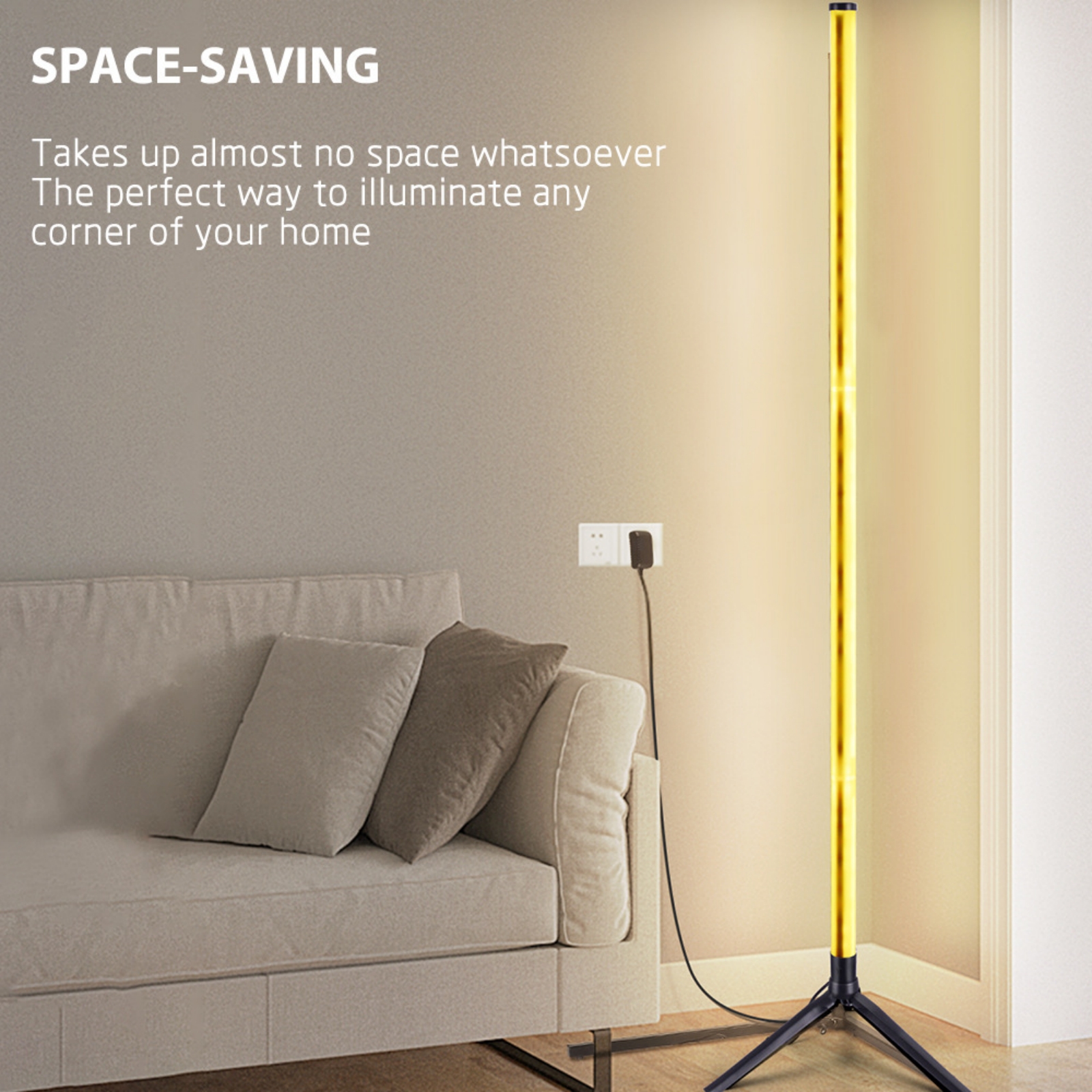 RGB Floor Lamp - Side view of the item
