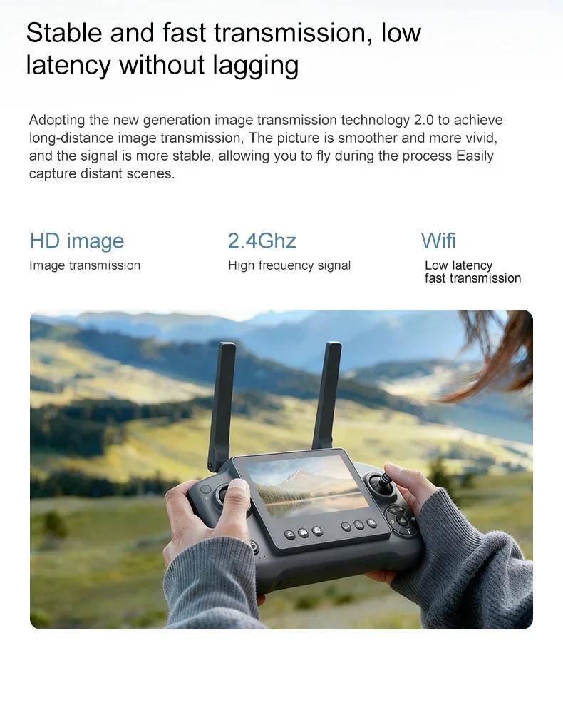 Xioami GT9 GPS Foldable Drone Dual Lens 4K HD Camera Quadcopter - Premium material and texture showcase