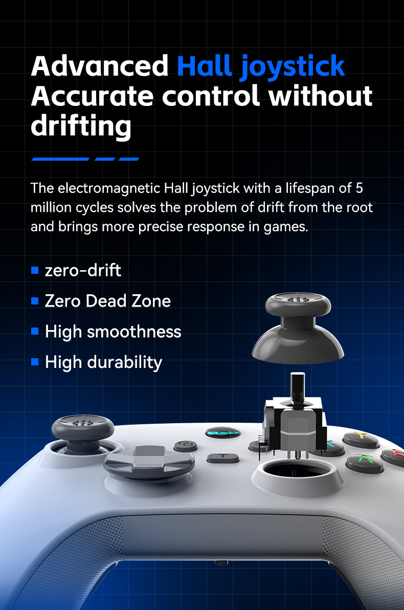 Wireless Mobile Game Controller for Switch PC Android iOS - Image highlighting product features