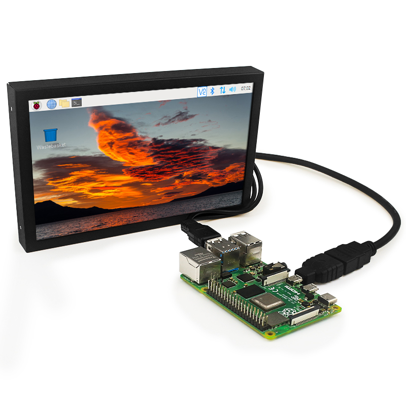 Portable screen shown with its stand