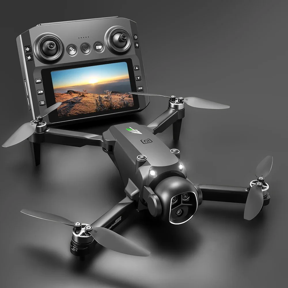 M7 GPS 8K HD Drone with Dual Camera and Obstacle Avoidance - Sleek profile against neutral background