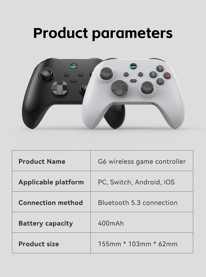 Wireless Mobile Game Controller for Switch PC Android iOS - Detailed surface texture up close