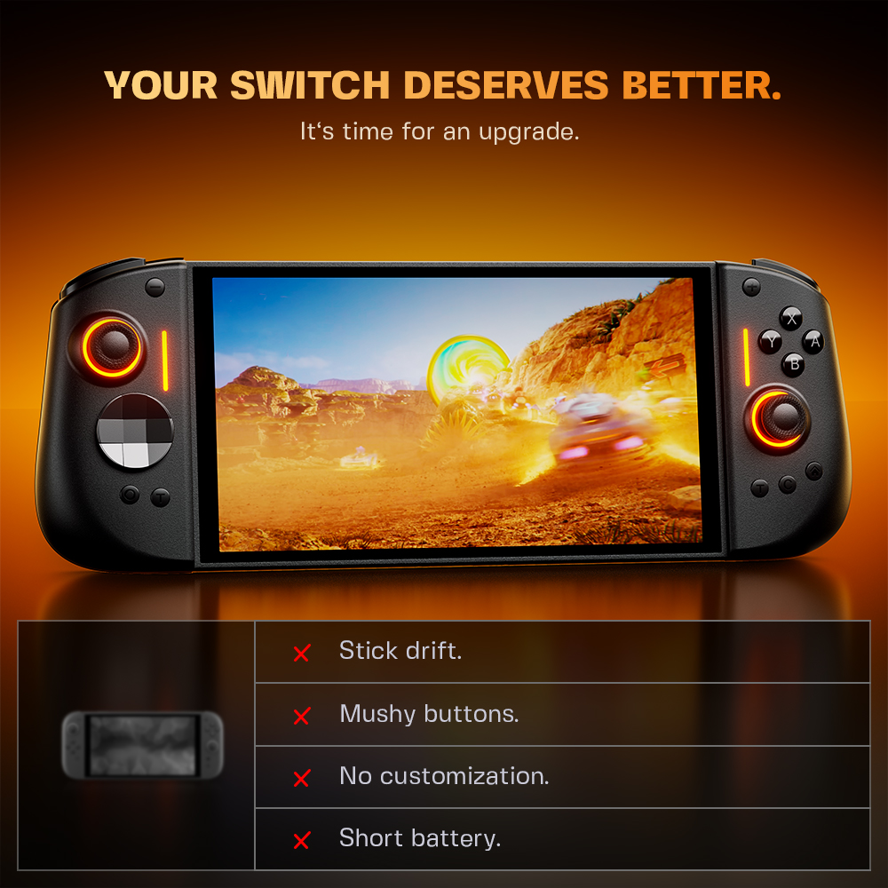 NYXI Hyperion 3 Wireless JoyPad for Switch 2 ergonomic controllers