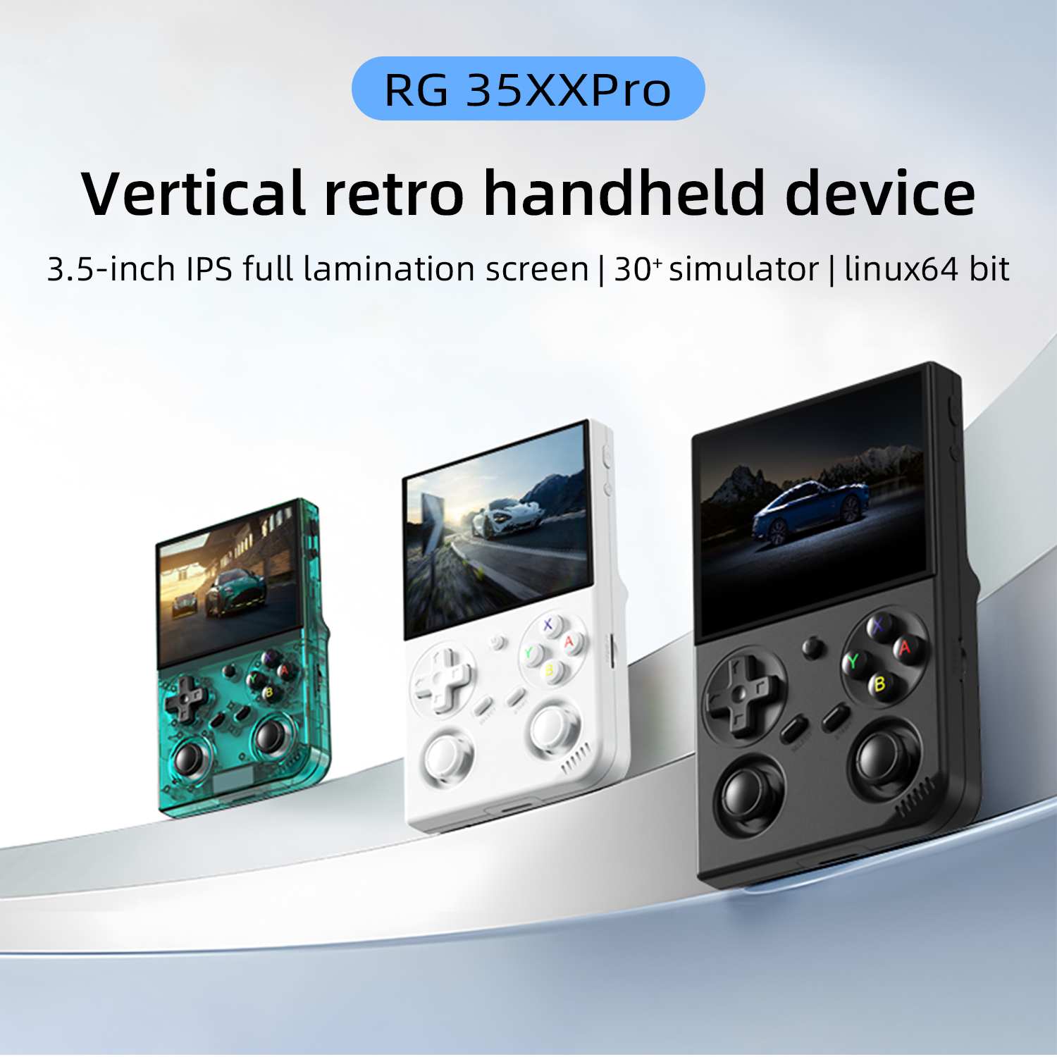 Anbernic RG 35XX Pro Retro Handheld Game Console - Detailed view of the product