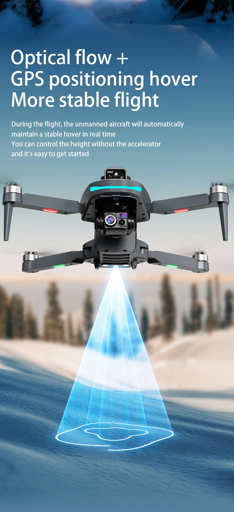 Xiaomi GPS Drone 4K HD Dual Camera Three-Axis RC Quadcopter - Premium material and texture showcase