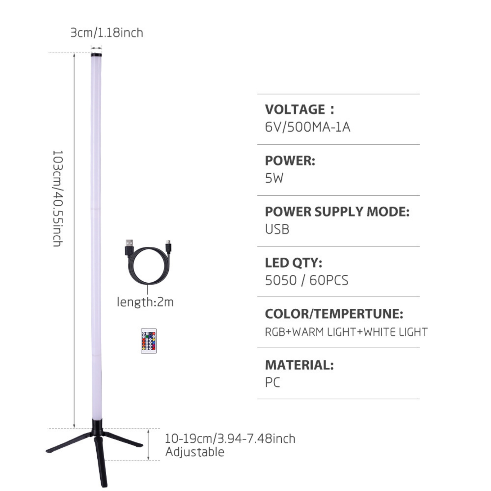 RGB Floor Lamp - High-quality product image