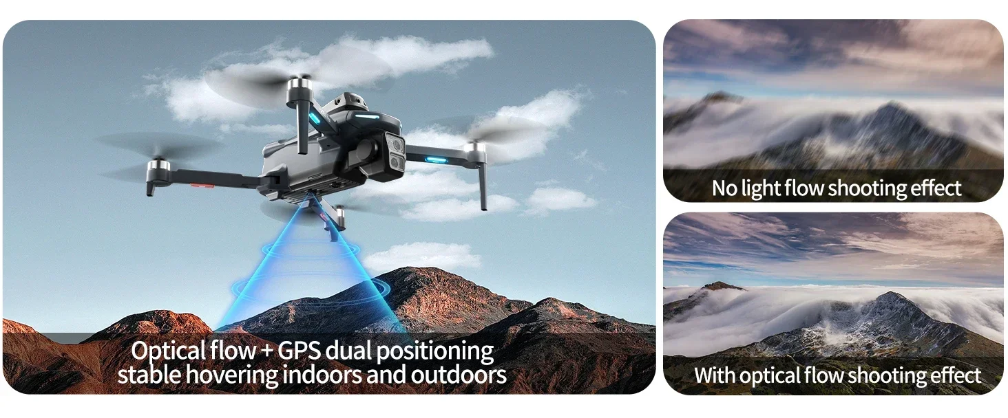 4K Camera Drone with Obstacle Avoidance and Screen - Premium material and texture showcase