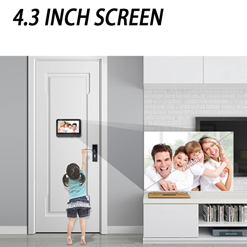 Outdoor peephole camera unit with infrared night vision