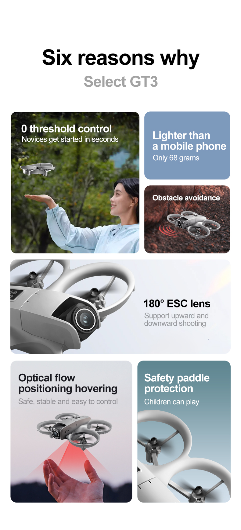 GT3 MAX RC Drone Quadcopter 8K 5G Dual Camera Obstacle - picture 2