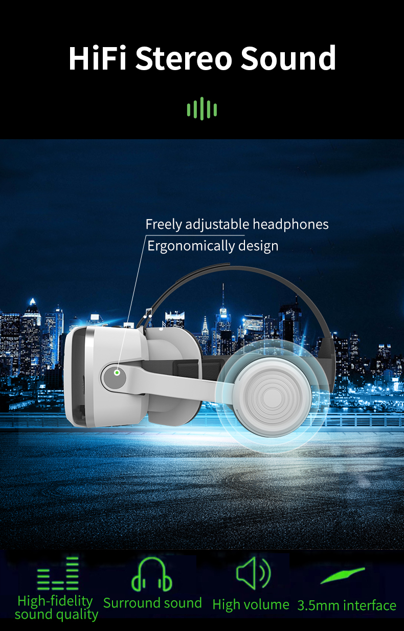 VR Shinecon virtual reality 3D headset goggles for smartphones