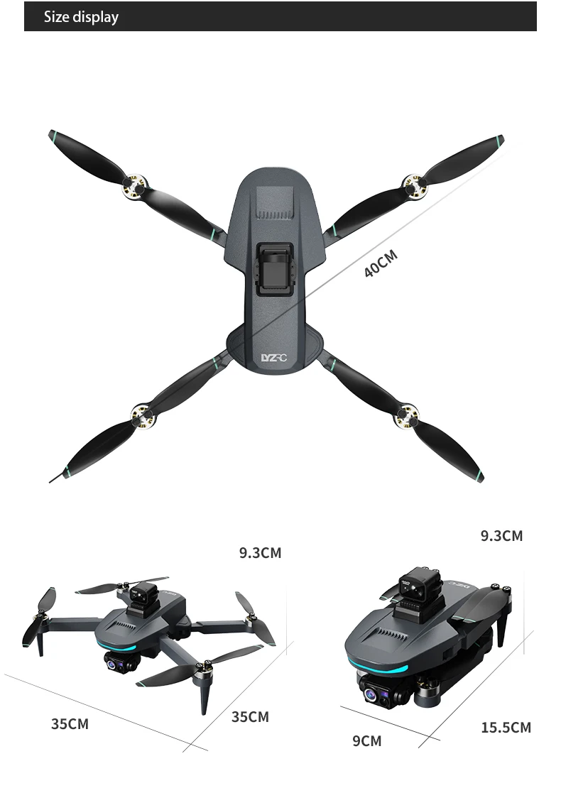 Xiaomi GPS Drone 4K HD Dual Camera Three-Axis RC Quadcopter - Smart functionality in action