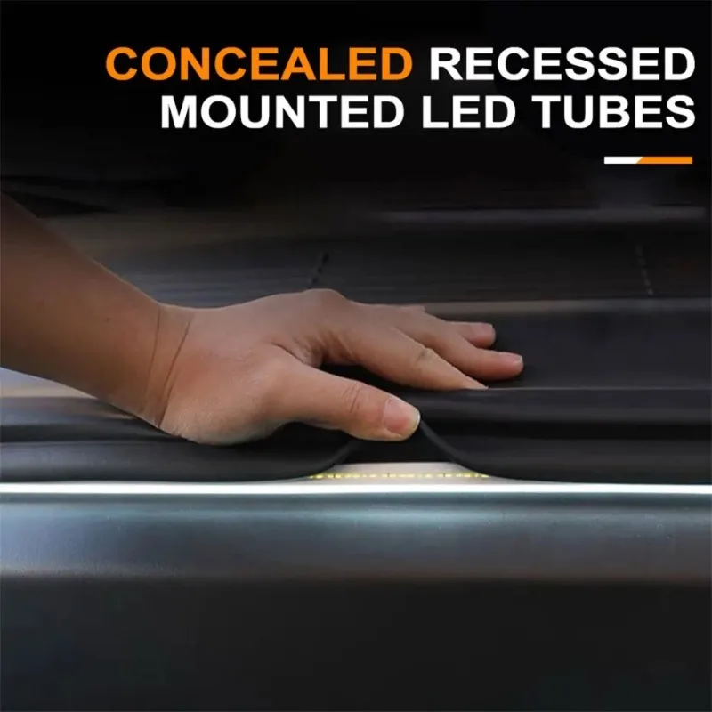 LED Car Trunk Strip Light Automatic Sensor Interior Lighting - Side view of the item