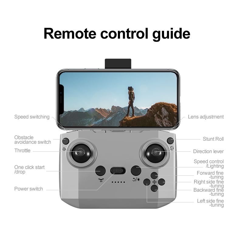 GT3 MAX RC Drone Quadcopter 8K 5G Dual Camera Obstacle - picture 20