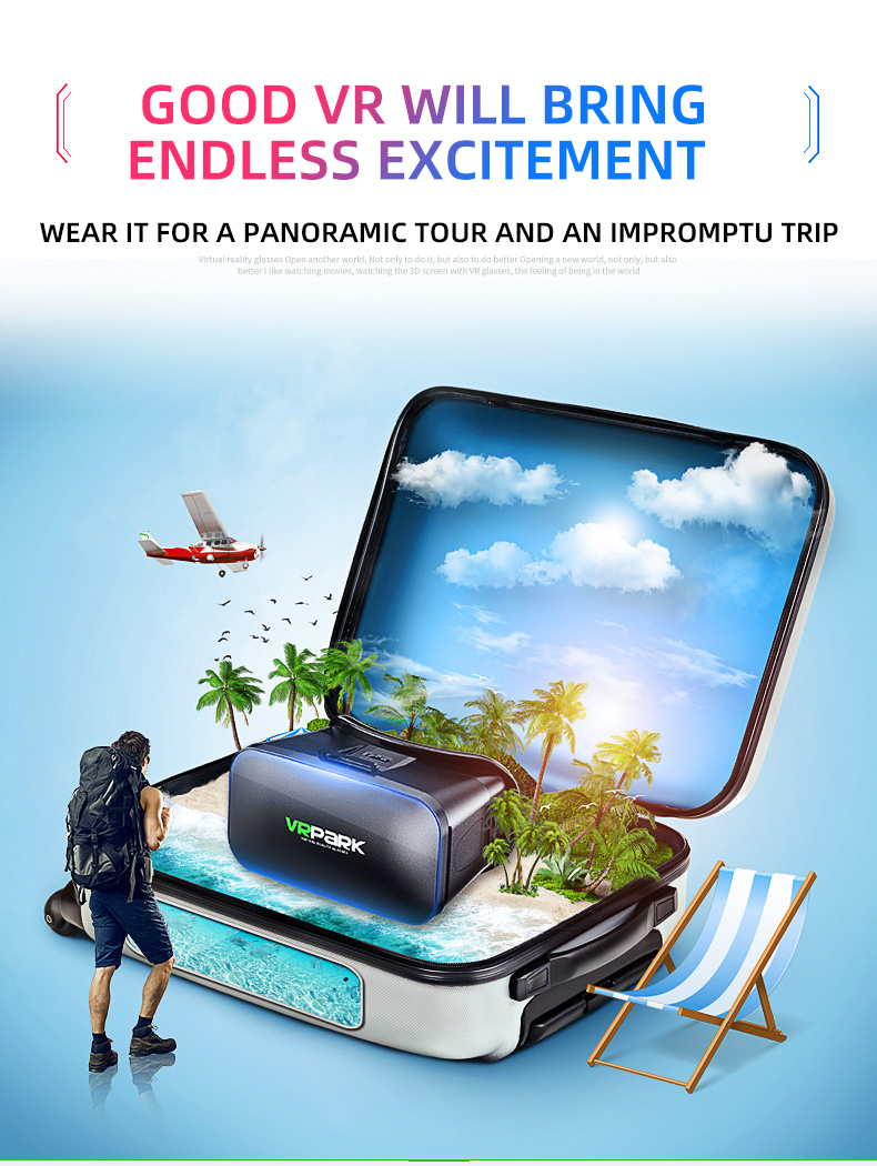VR Headset 3D Virtual Reality Glasses for Smartphones - Detailed view of the product