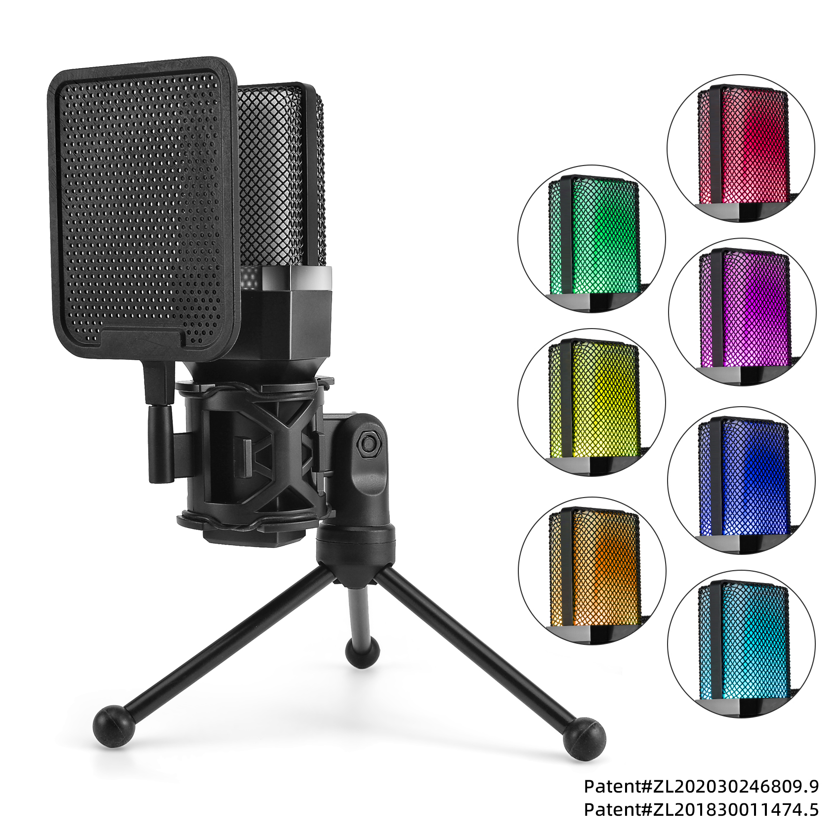 High sensitivity condenser microphone for streaming