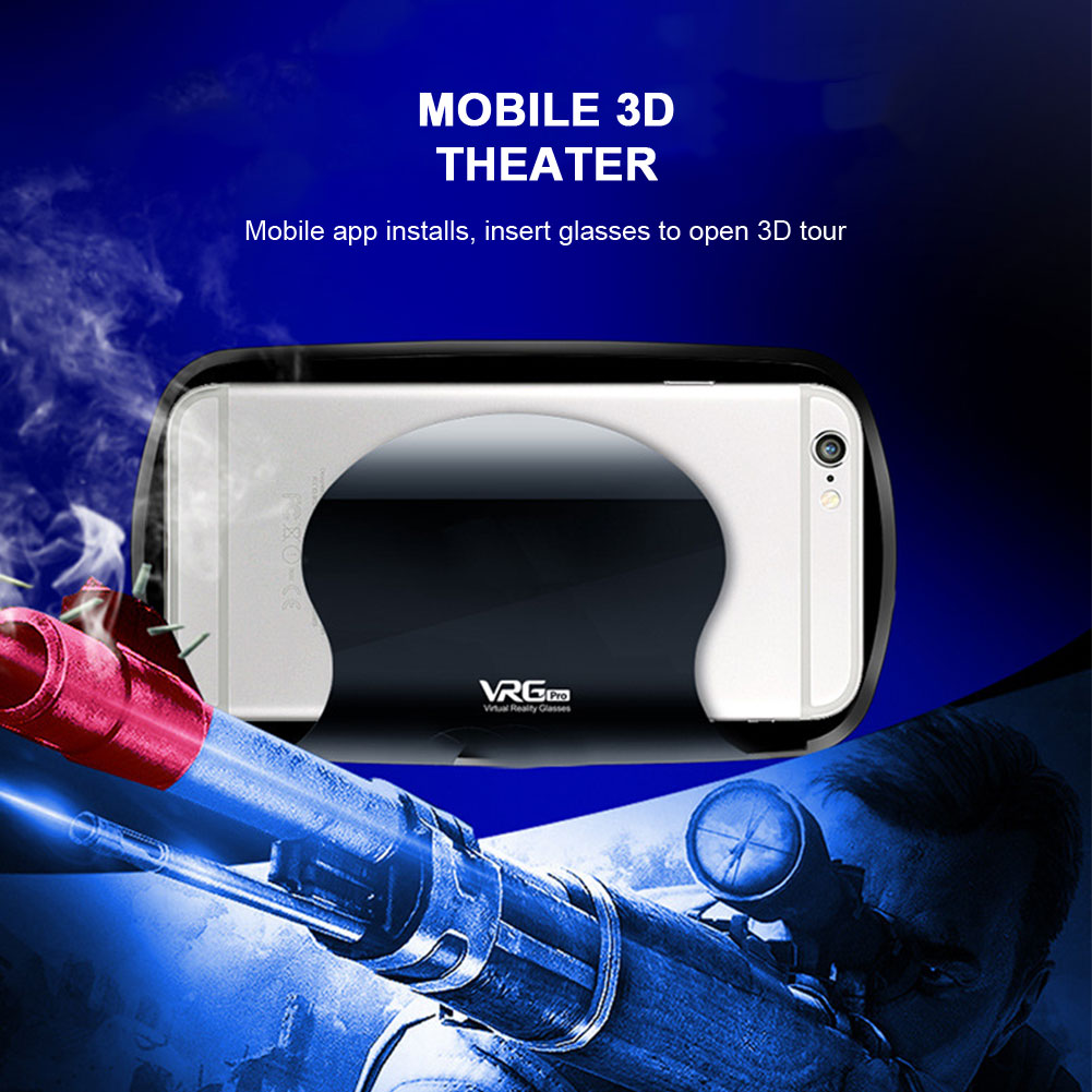 3D VR Headset Smart Glasses Virtual Reality Helmet for smartphone