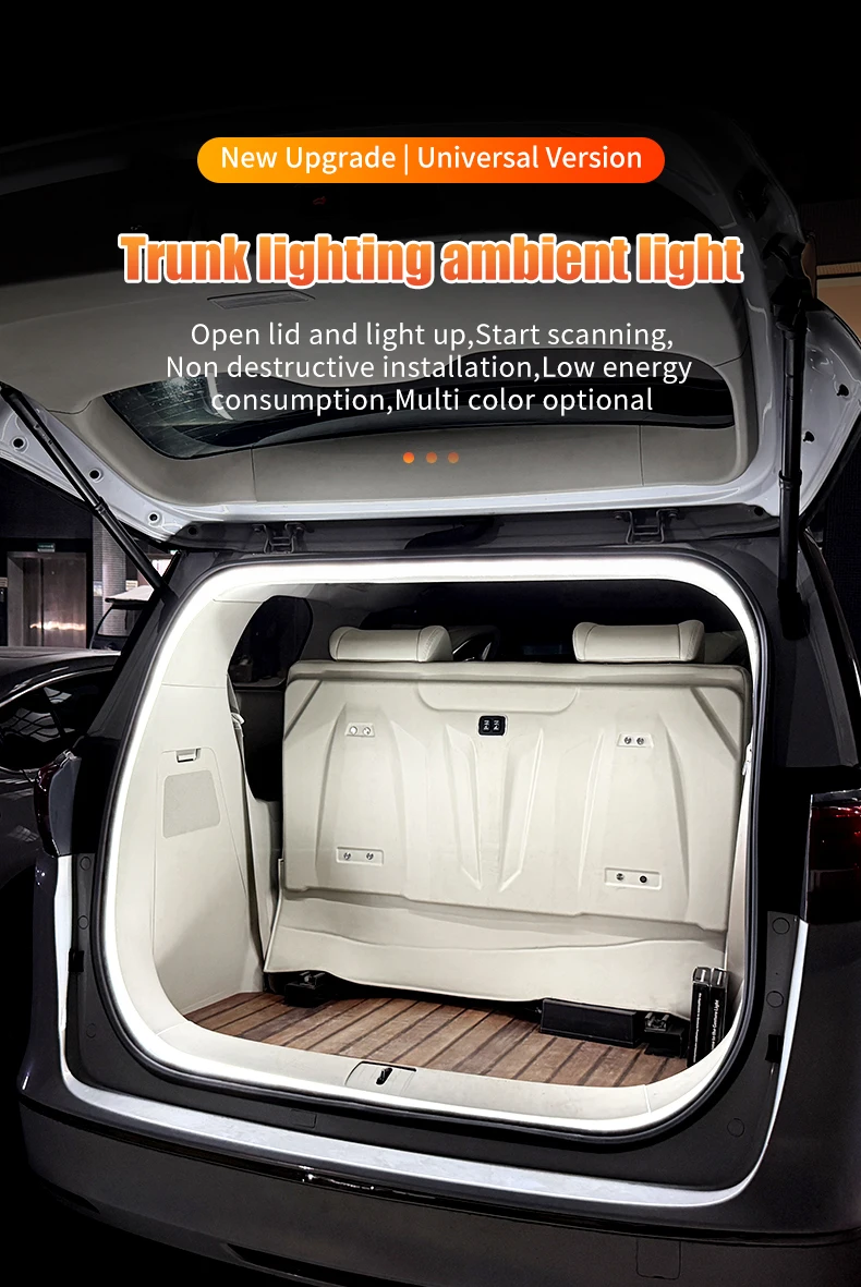 LED Car Trunk Strip Light Automatic Sensor Interior Lighting - High-quality product image