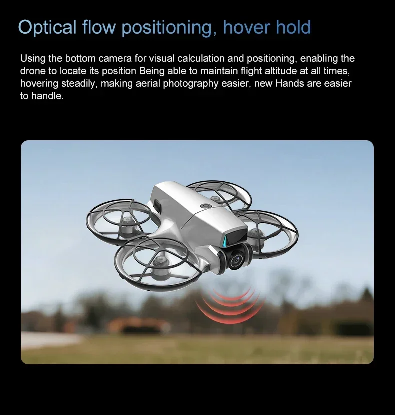 Xioami GT9 GPS Foldable Drone Dual Lens 4K HD Camera Quadcopter - Detailed surface texture up close