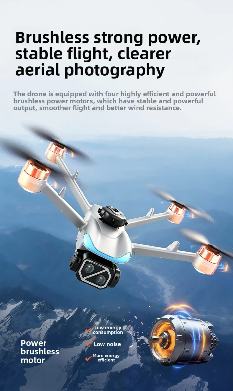 HD Aerial Photography Drone with Obstacle Avoidance - Detailed surface texture up close