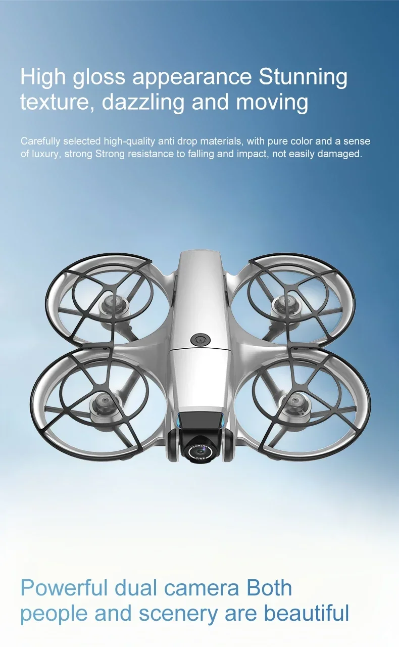 Xioami GT9 GPS Foldable Drone Dual Lens 4K HD Camera Quadcopter - Zoomed image showing craftsmanship