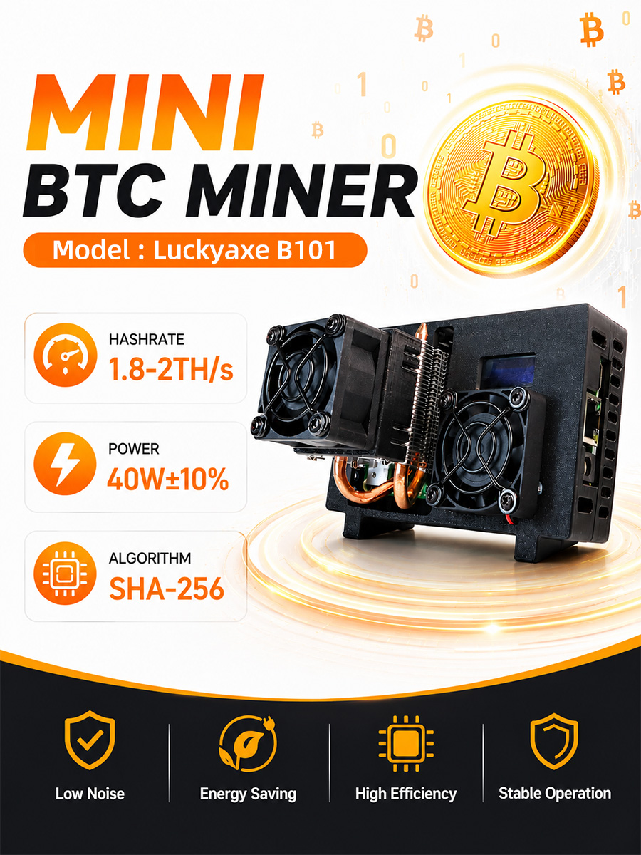 Luckyaxe B101 Bitcoin Miner crypto mining machine