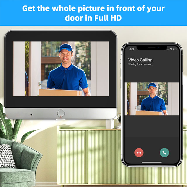 WiFi connection guide for the wireless smart video doorbell camera