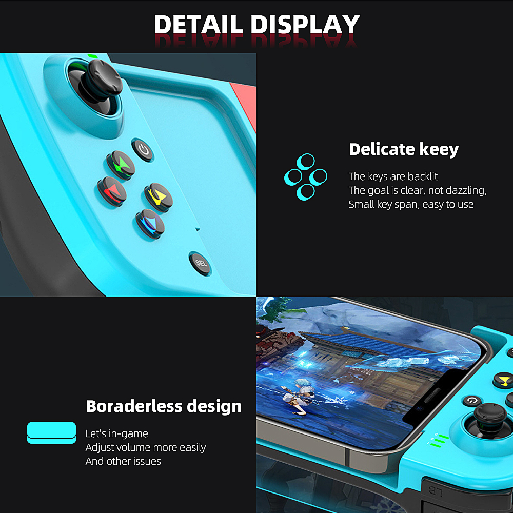 Cell Phone Gamepad Joystick Bluetooth Controller for iPhone - picture 64