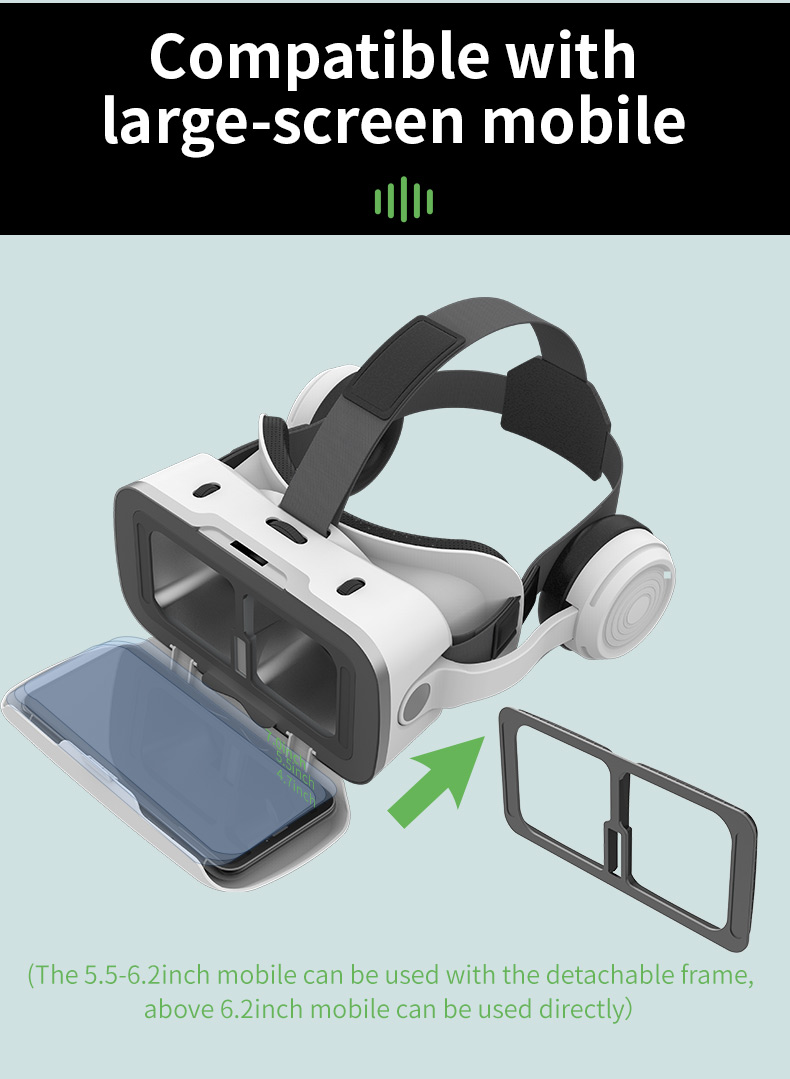 VR Shinecon virtual reality 3D headset goggles for smartphones