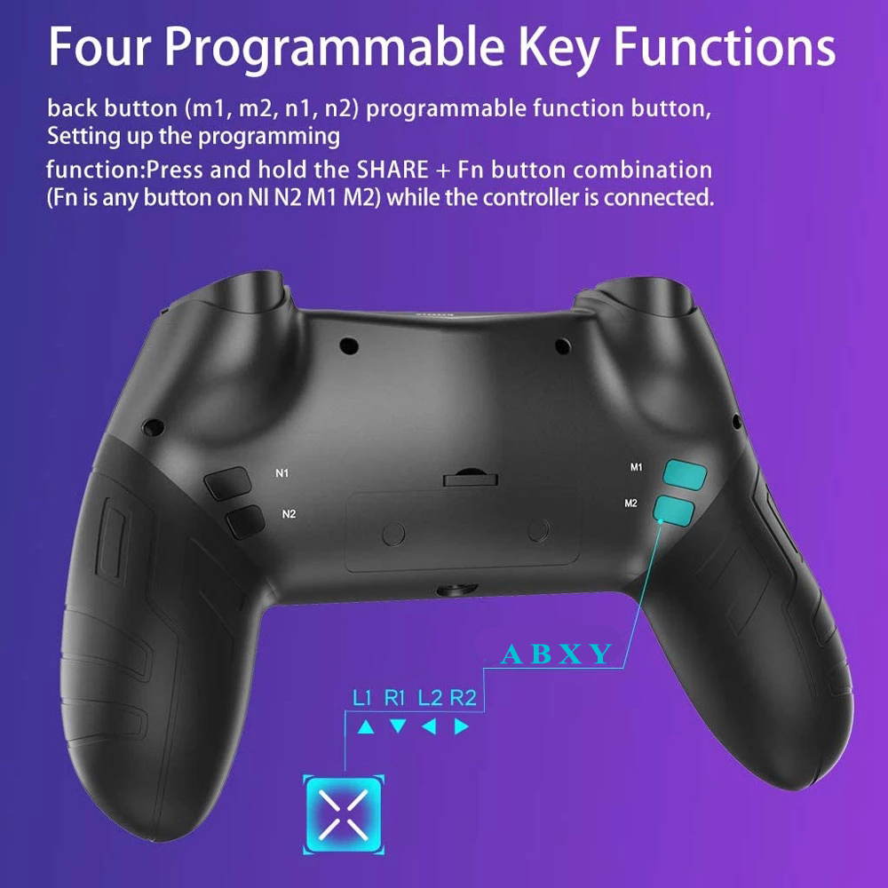 High precision 6-axis gyroscope inside game controller