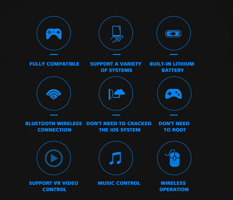Mocute 054 wireless gamepad for smartphones