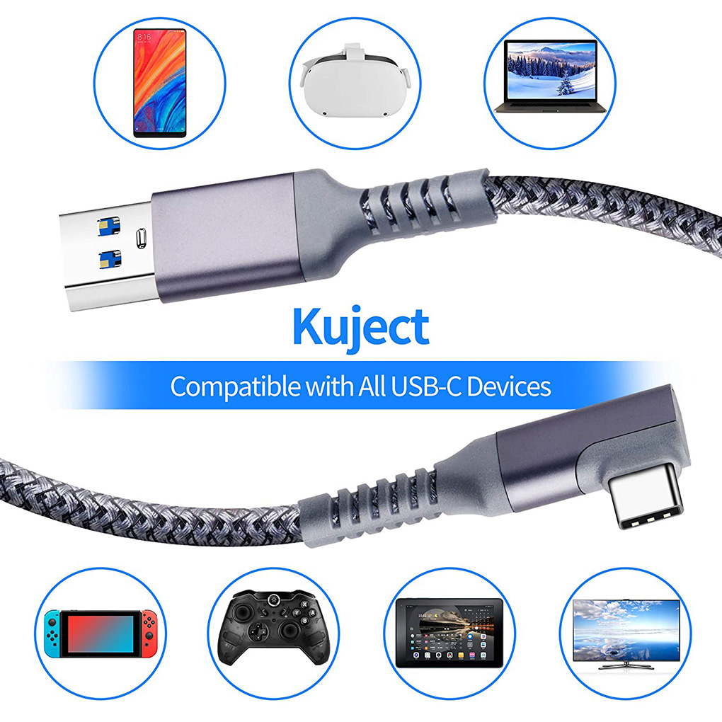 USB A to Type C link cable for VR glasses