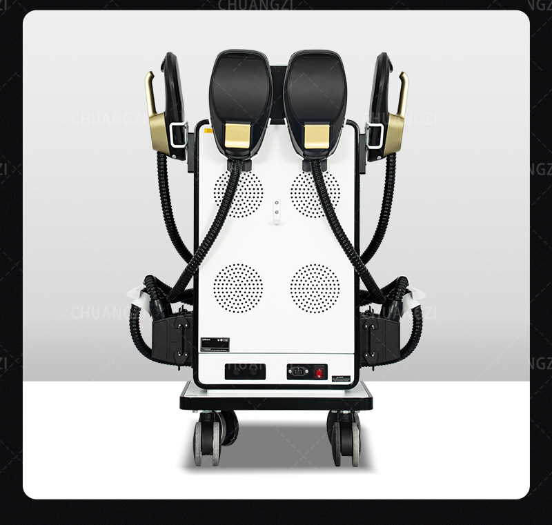 Advanced EMS body sculpting system setup