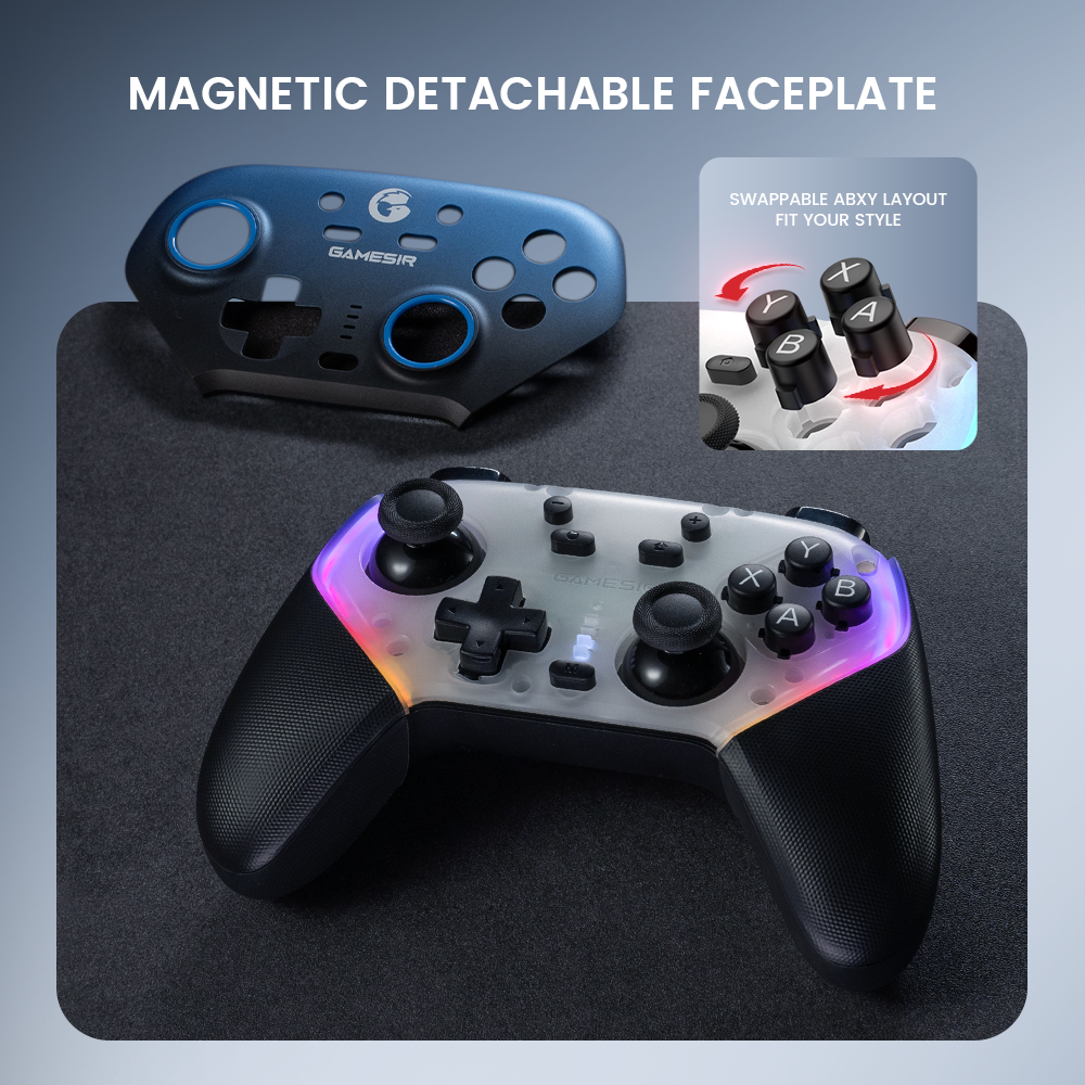 Full customization with back buttons and macro recording