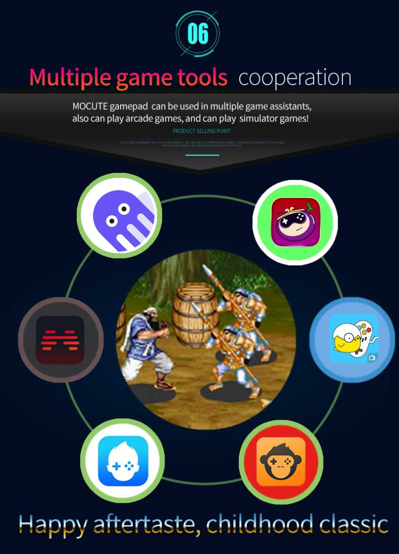 Cell Phone Gamepad Joystick Bluetooth Controller for iPhone - picture 7