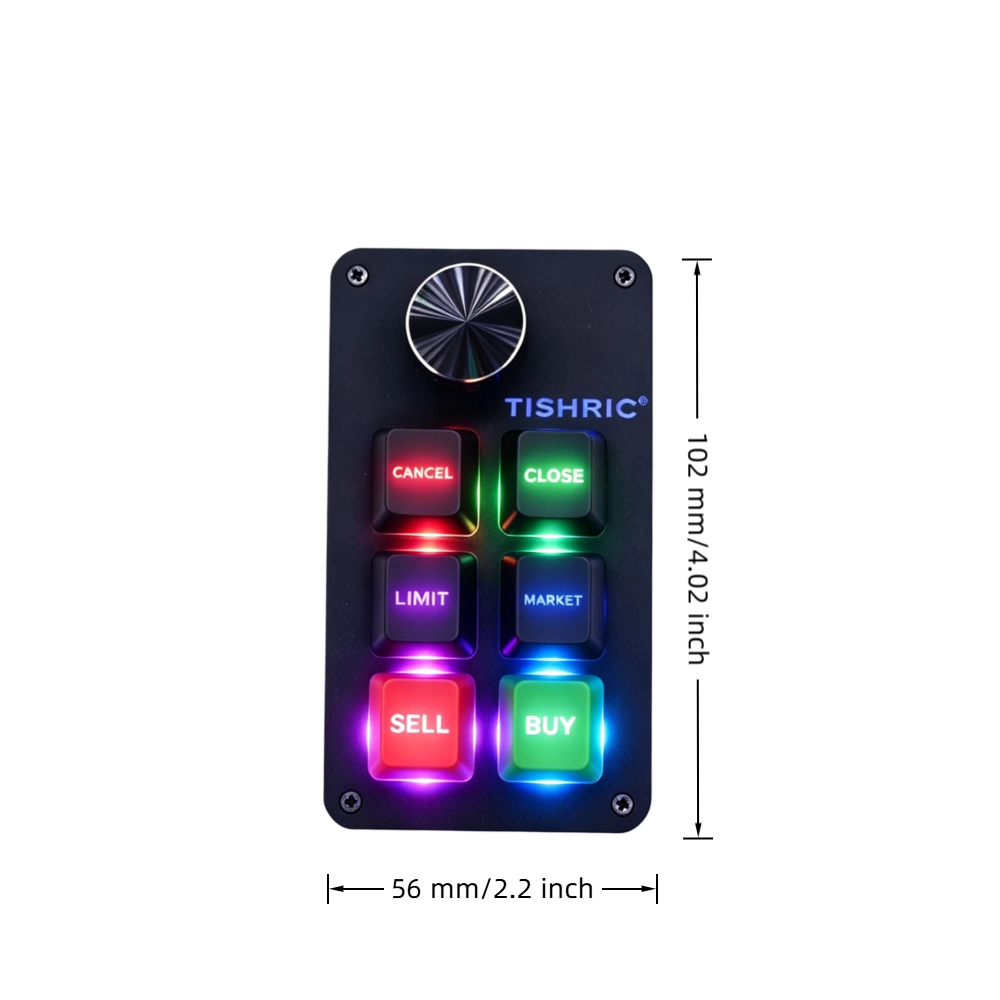 Redragon K588 RGB Mini Mechanical Keyboard 6 Keys 1 Knob - picture 2
