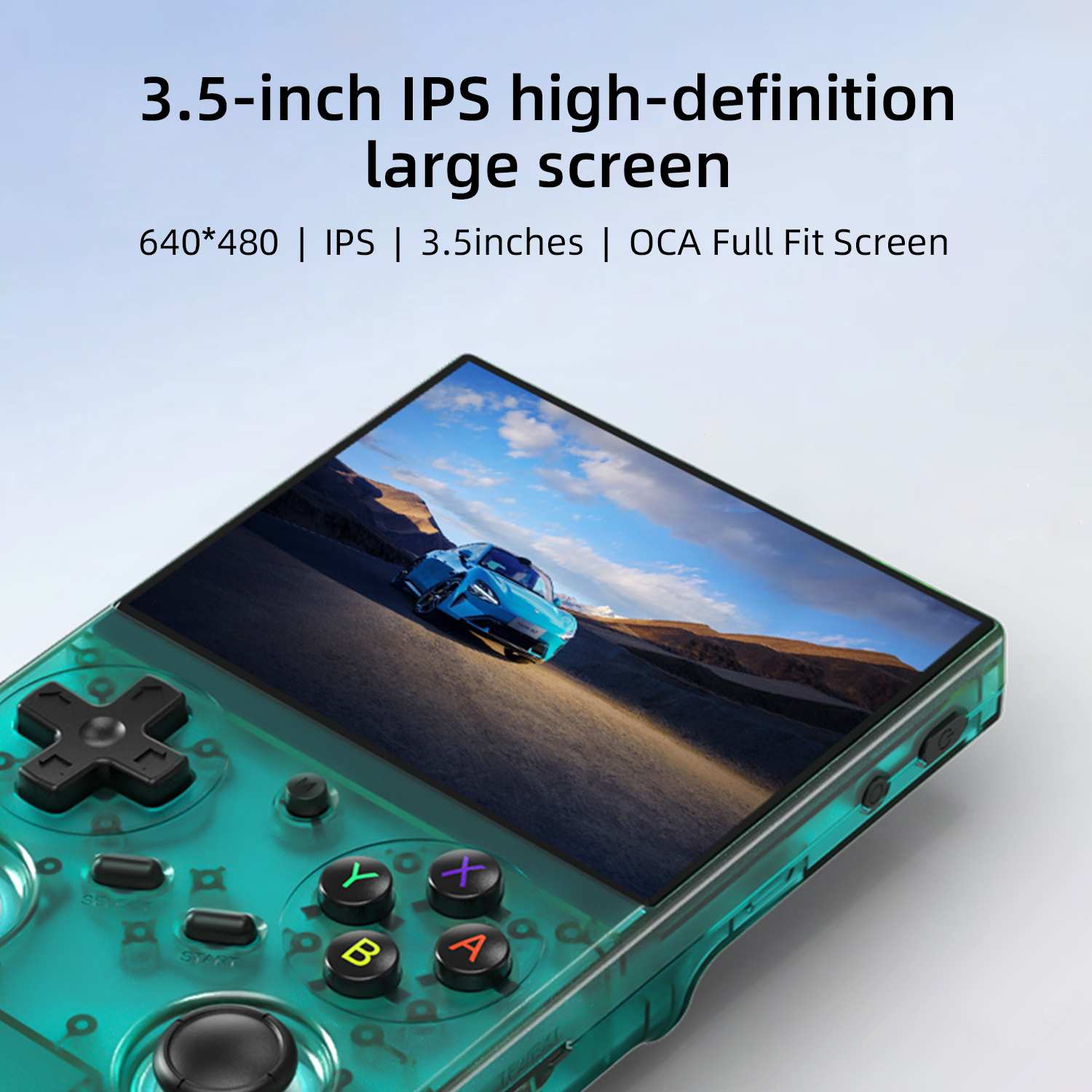 Anbernic RG 35XX Pro Retro Handheld Game Console - Product close-up for better view