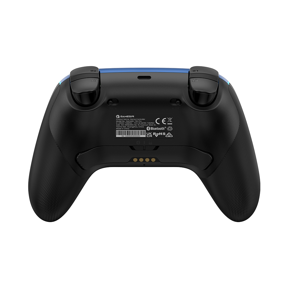 Detailed view of the controller charging dock