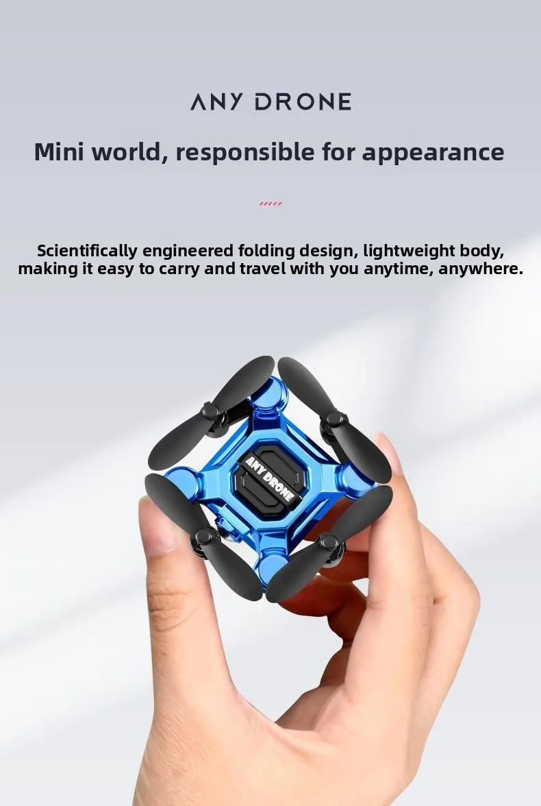 Mini Camera Drone Folding Remote Control Mosquito Toy - Detailed view of the product