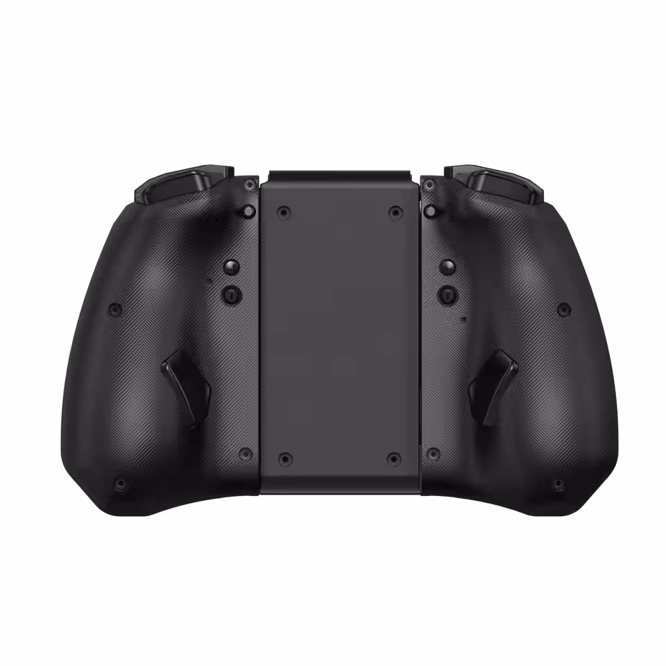 Wireless Bluetooth gamepad controller with non-linear trigger buttons for Nintendo Switch