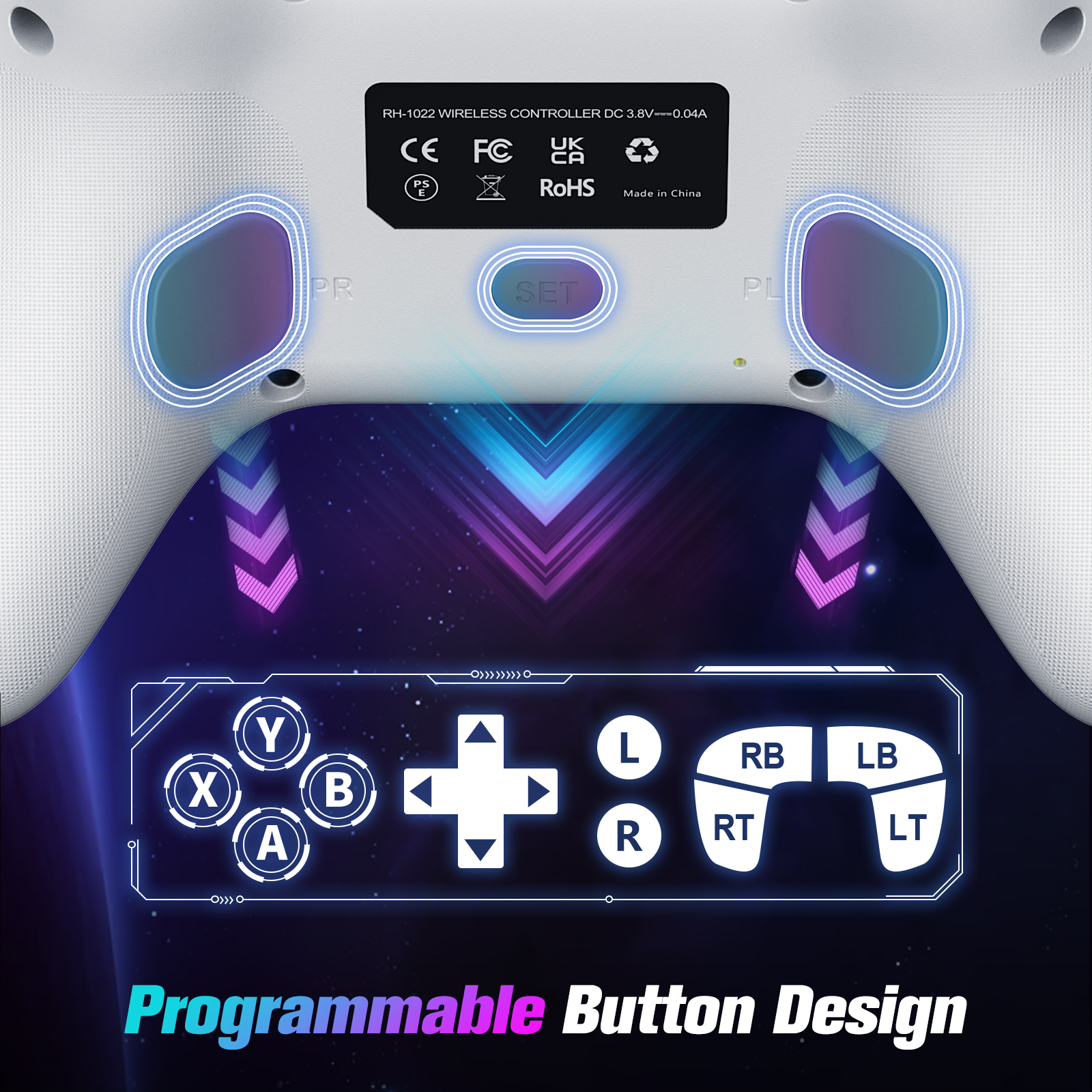 Wireless Xbox Controller RGB Gamepad for Xbox Series SX - Lifestyle shot of the product