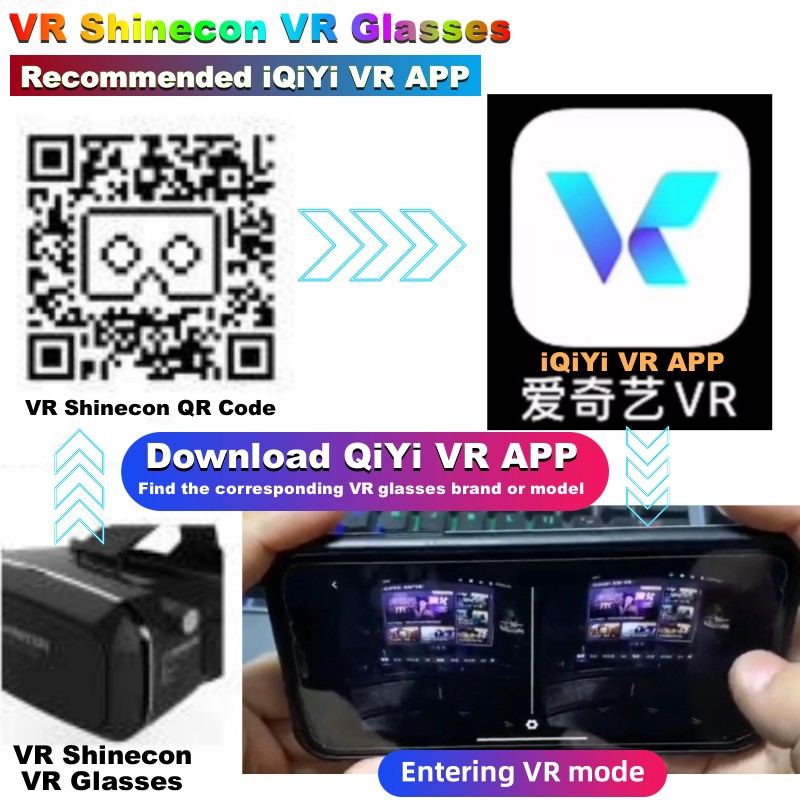 G04A IMAX 3D VR Glasses showing adjustable straps and lenses