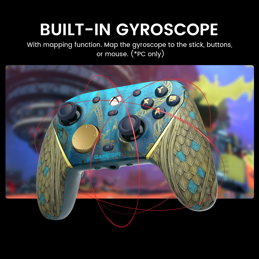 GameSir G7 Pro controller built-in gyroscope mapping for PC