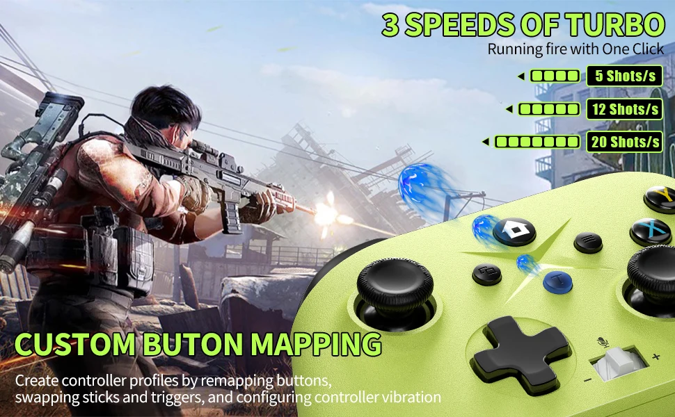 Wireless Xbox Controller for PC and Series X S Console - Front-facing product display