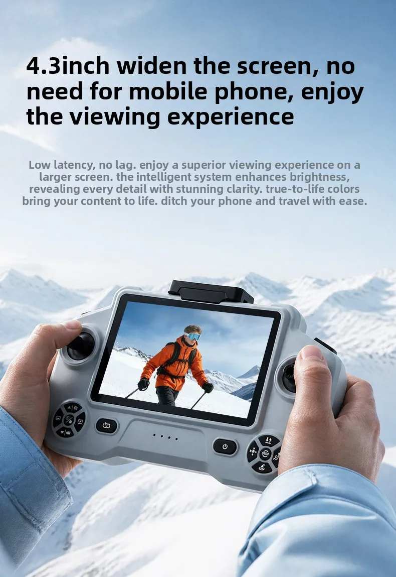 HD Aerial Photography Drone with Obstacle Avoidance - Angle view of the product in use