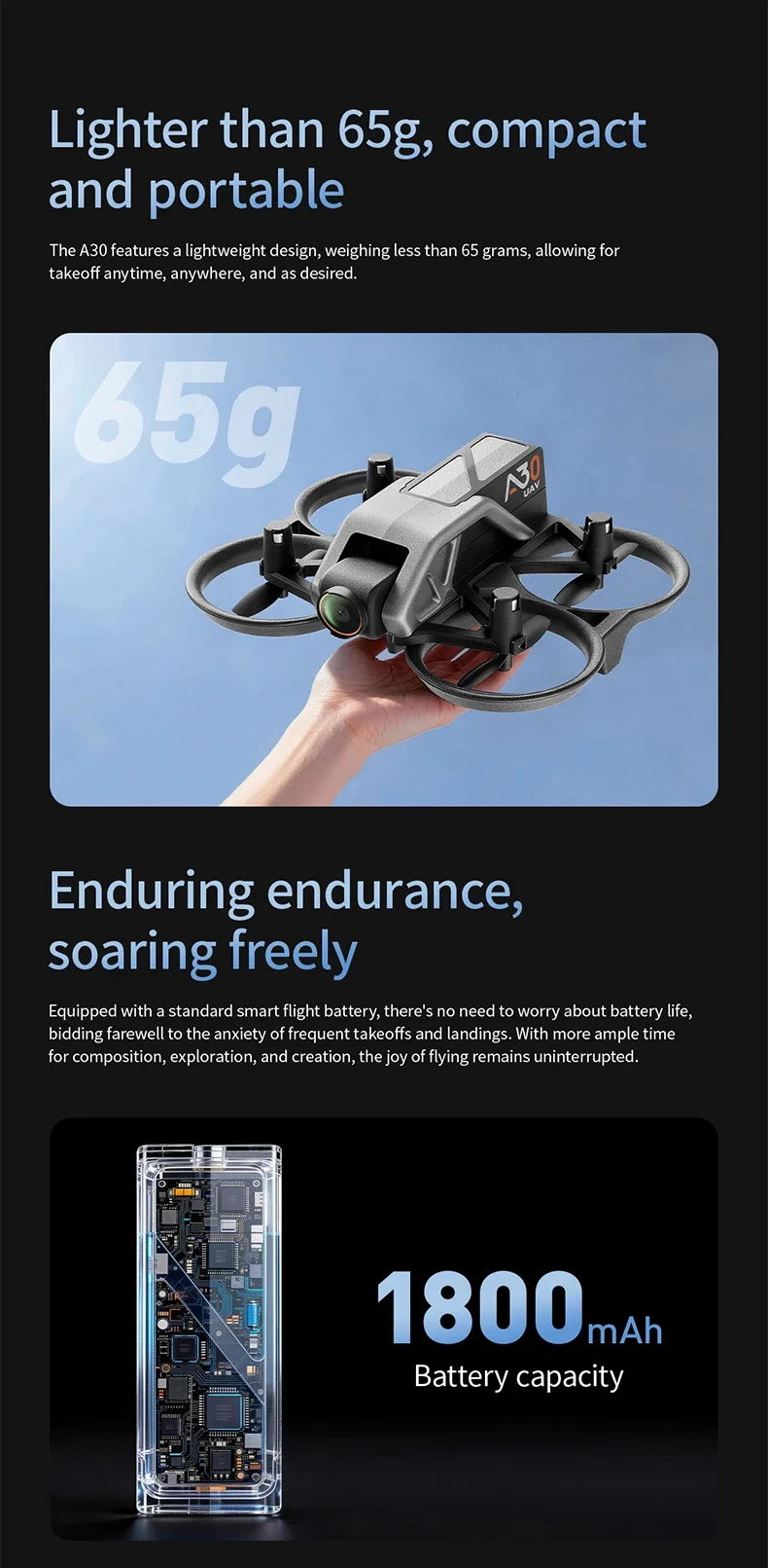 4K Xioami GPS Drone Foldable RC Quadcopter Easy Fly Camera Drone - Zoomed image showing craftsmanship