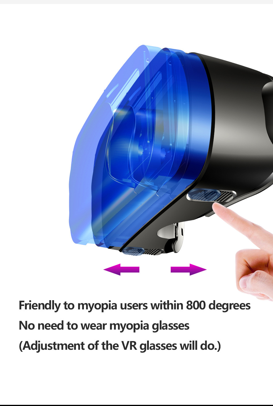 Virtual reality headset with headphones and controller a