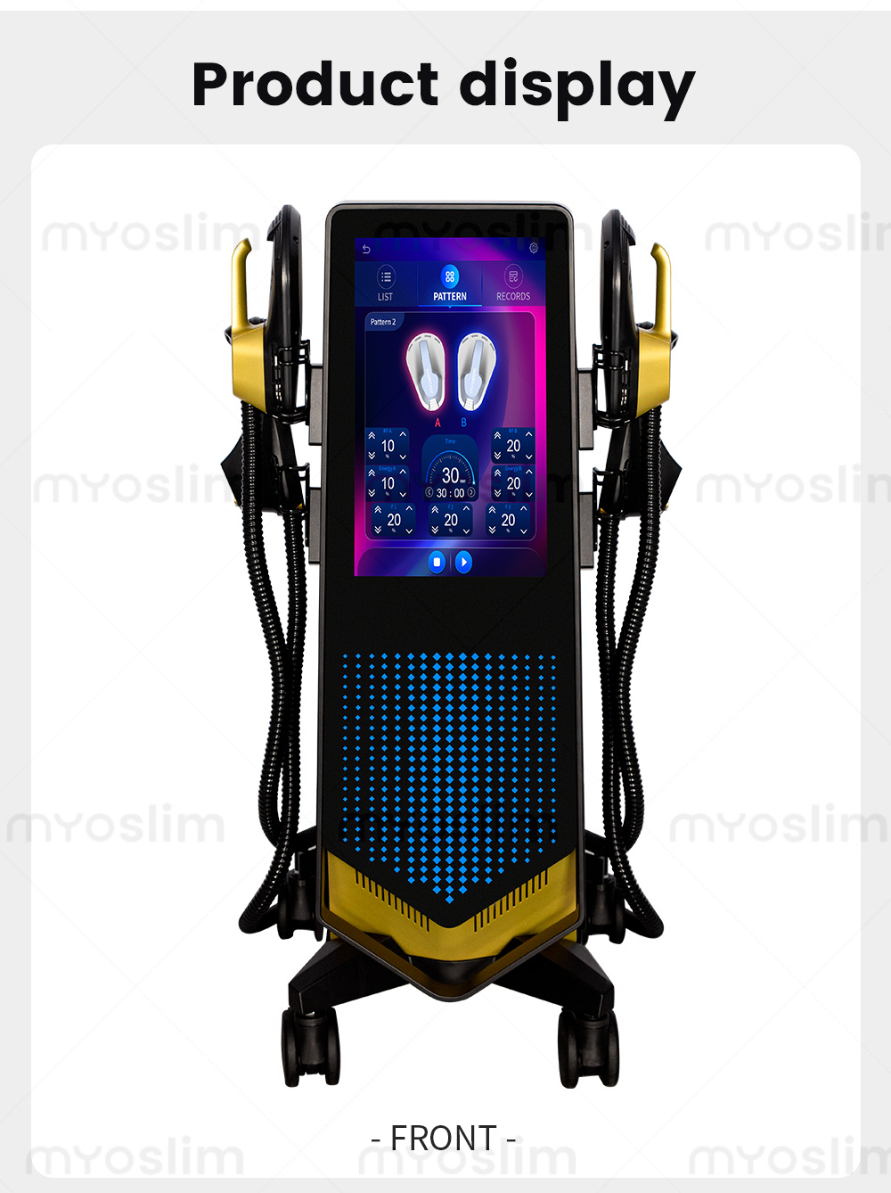 EMS Muscle Stimulator Body Massager and Pelvic Trainer - Durability emphasized through real-world setting