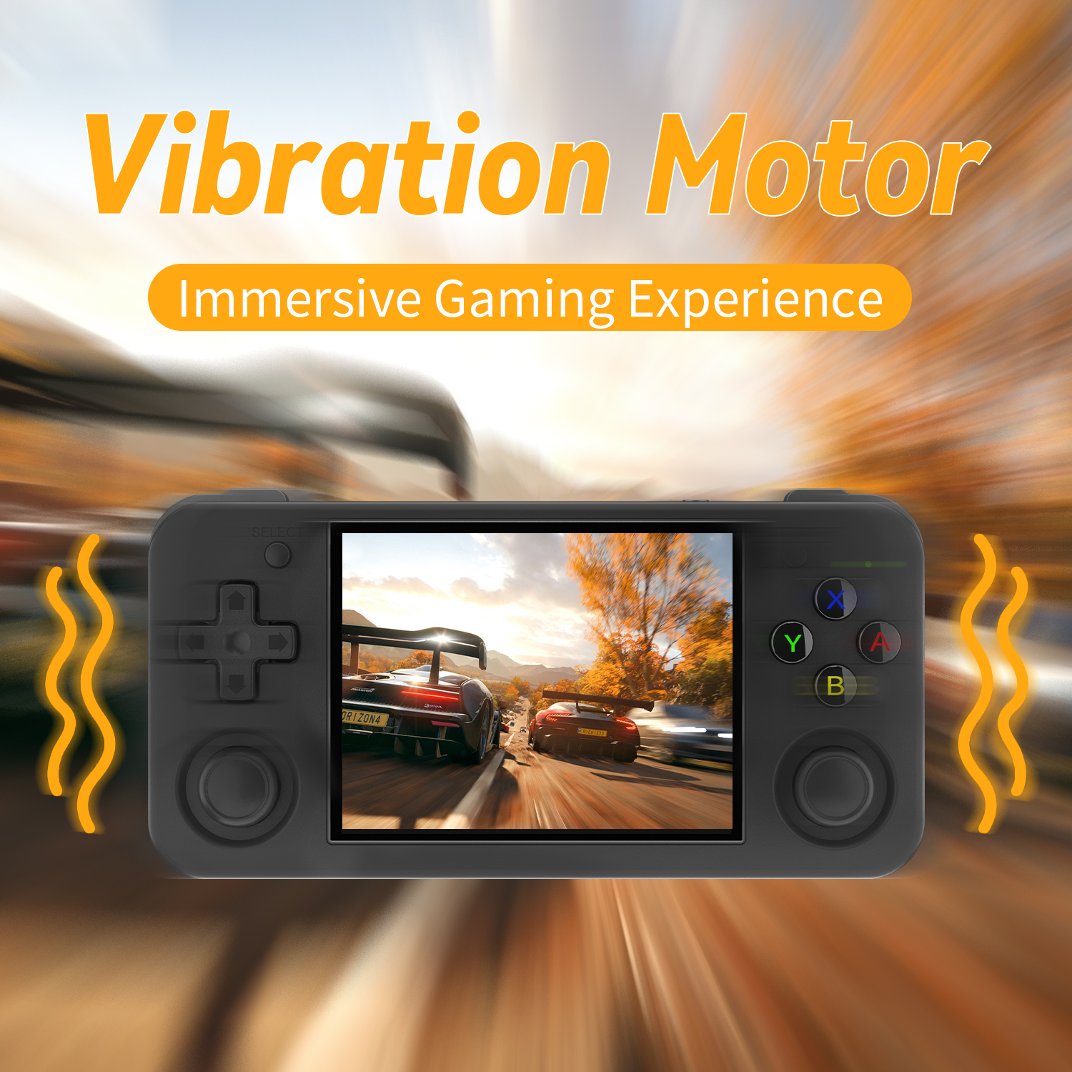 Anbernic RG35XX H Retro Handheld Game Console - Zoomed image showing craftsmanship
